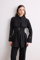 Rian Wide Belted Shirt
