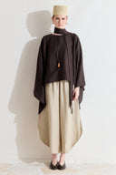 Sabriella Linen Poncho Blouse