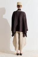 Sabriella Linen Poncho Blouse