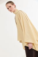 Sabriella Linen Poncho Blouse