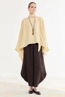Sabriella Linen Poncho Blouse