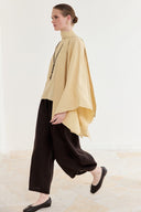 Sabriella Linen Poncho Blouse