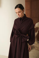 Sabyle Bow-Detailed Dress