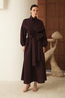 Sabyle Bow-Detailed Dress