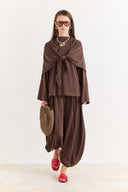 Shawl Detail Pant Suit