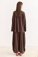 Shawl Detail Pant Suit