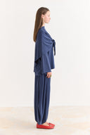 Shawl Detail Trouser Set