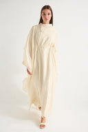 Shawl Collar Detail Ibiza Dress