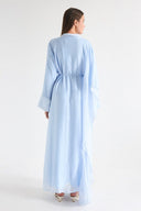 Shawl Collar Detail Ibiza Dress