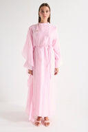 Shawl Collar Detail Ibiza Dress