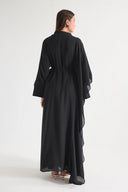 Shawl Collar Detail Ibiza Dress
