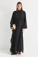 Shawl Collar Detail Ibiza Dress