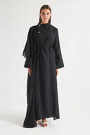 Shawl Collar Detail Ibiza Dress