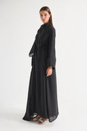 Shawl Collar Detail Ibiza Dress