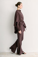 Shawl Collar Detailed Trouser Suit