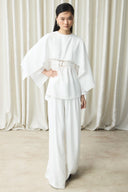 Shawl Collar Belted Set