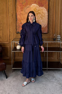 Saoris Ruffle-Sleeve Set