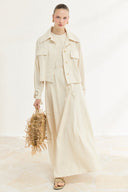Sarah Linen Pinafore Dress