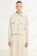 Sarah Linen Pinafore Dress