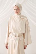 Satin Evening Shawl