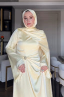 Satin Evening Shawl