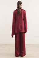 Satin Brooch Suit