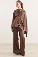Satin Set with Brooch