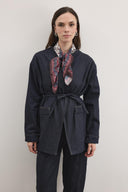 Selen Wrap Denim Set