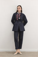 Selen Wrap Denim Set