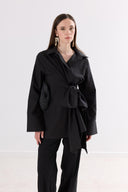 Semi-Tie Front Dacron Shirt