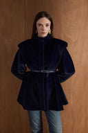Senova Epaulet Detail Goldfox Coat