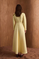 Serena Puffed Dress with Shoulder Bow
