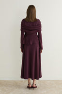 Serenity Bow-Detailed Skirt Set