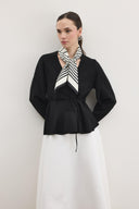 Shadow Peplum Triko Hırka