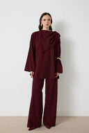 Siena Shoulder Brooch Trouser Set