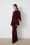 Siena Shoulder Brooch Trouser Set