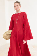 Siena Flared Linen Dress