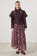 Chiffon Patterned Skirt Set
