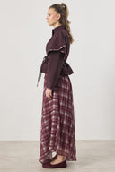 Chiffon Patterned Skirt Set