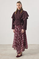 Chiffon Patterned Skirt Set