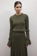 Glitter Knit Skirt Set