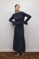 Glitter Knit Skirt Set