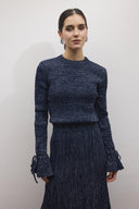 Glitter Knit Skirt Set