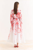Solvera Floral Print Flared Dress