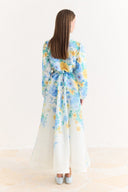 Solvera Floral Patterned Flared Dress