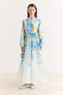 Solvera Floral Patterned Flared Dress
