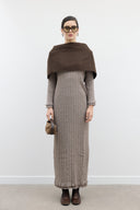 Sophia Mini Ruffle Detail Belted Knit Dress