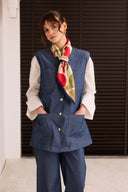 Spedy Denim Vest Set