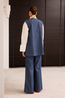 Spedy Denim Vest Set
