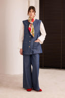Spedy Denim Vest Set